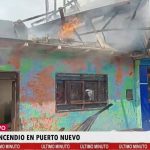 damnificados por incendios en el asentamiento humano Puerto Nuevo pasaron la noche en carpas